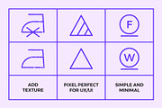 Laundry Symbols | Line icons, an Outline Icon by Abstracto-Create (Thumbnail 3 of 7)