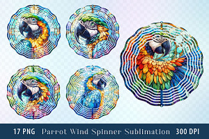 Parrot Wind Spinner Sublimation