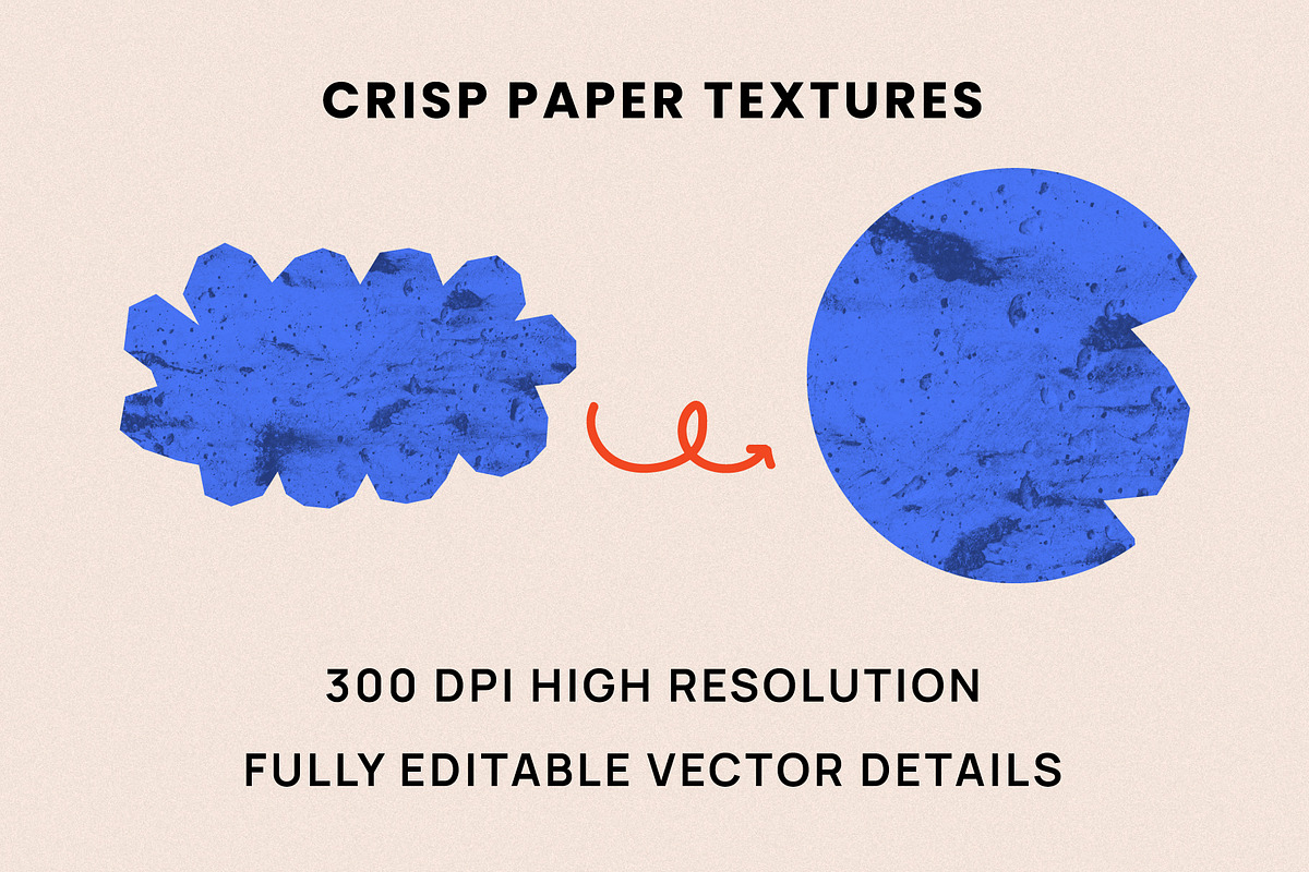 Grunge Texture Paper Clouds Pack, an Object Graphic by Le.nart (Photo 4 of 5)