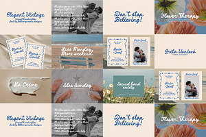 Handwritten Font Bundle 2024