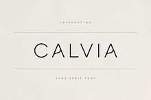 Calvia –  Minimalist Sans Serif Font