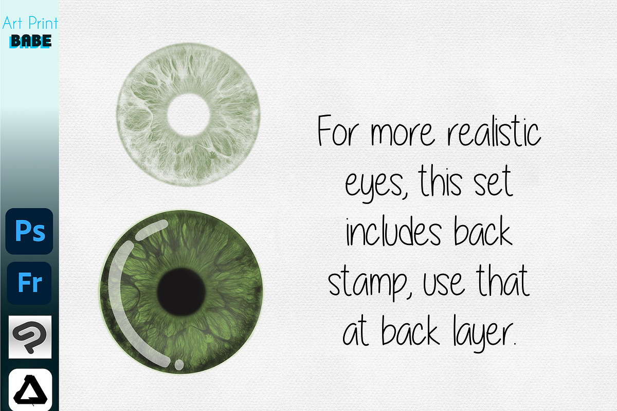 Photoshop Eye Lens Clip Studio Paint, a Brush Add-On by ArtPrintBabe (Photo 2 of 5)