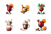 Christmas Drinks Clipart, an Illustration by Design Market (Thumbnail 3 of 5)