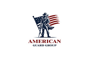 American Veteran Guard Army Logo, a Branding & Logo Template by funpixel