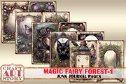 Magic fairy forest-1 Junk Journal, a Person Illustration by CraftArtStory (Thumbnail 5 of 6)