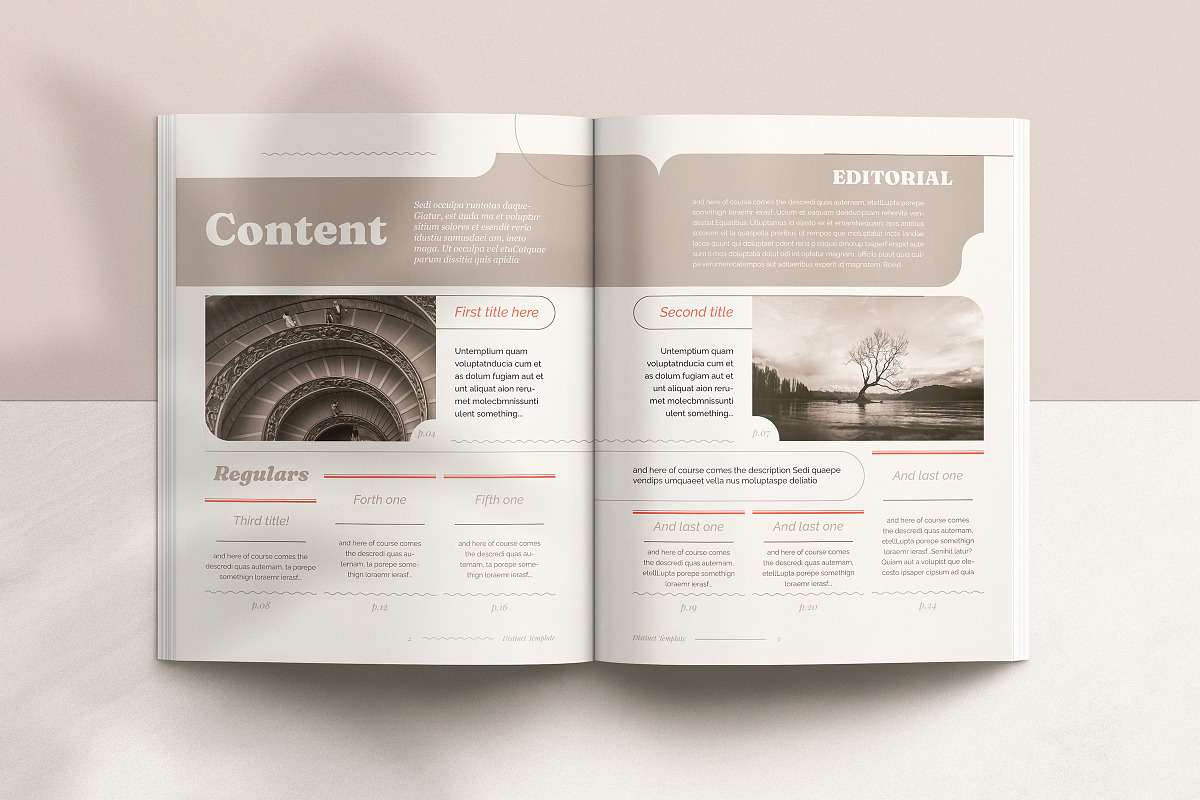 Distinct Indesign Template, a Magazine Template by Luuqas Design (Photo 3 of 18)