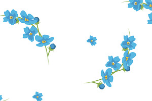 Blossom floral seamless pattern, a Pattern Graphic by Viktorijareut
