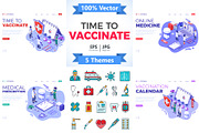 Vaccination Concepts with Docotor, a Healthcare Illustration by TAlex (Thumbnail 1 of 6)