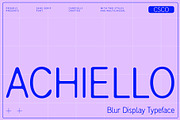 Achiello Blur, a Sans Serif Font by Craft Supply Co. (Thumbnail 1 of 8)