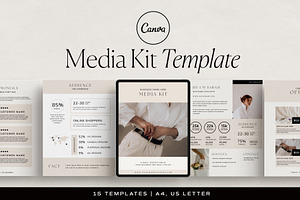 Media Kit Canva Template