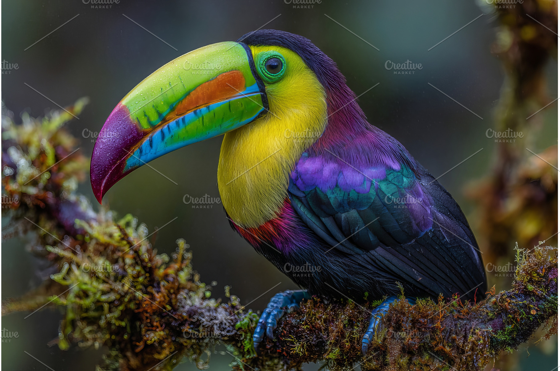 A beautiful Red-breasted toucan is, an Animal Photo by ZinetroN