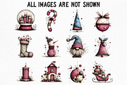 Whimsical Christmas Clipart, an Illustration by Craft Nest (Thumbnail 4 of 6)
