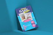 Blue Waves - Baby Shower Invitation, a Print Template by VUNIRA (Thumbnail 2 of 2)