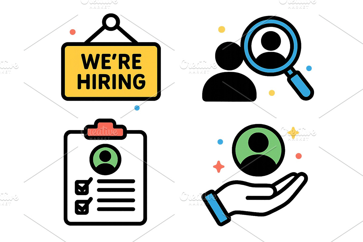 Recruitment concepts with hiring, a Finance Illustration by ZinetroN