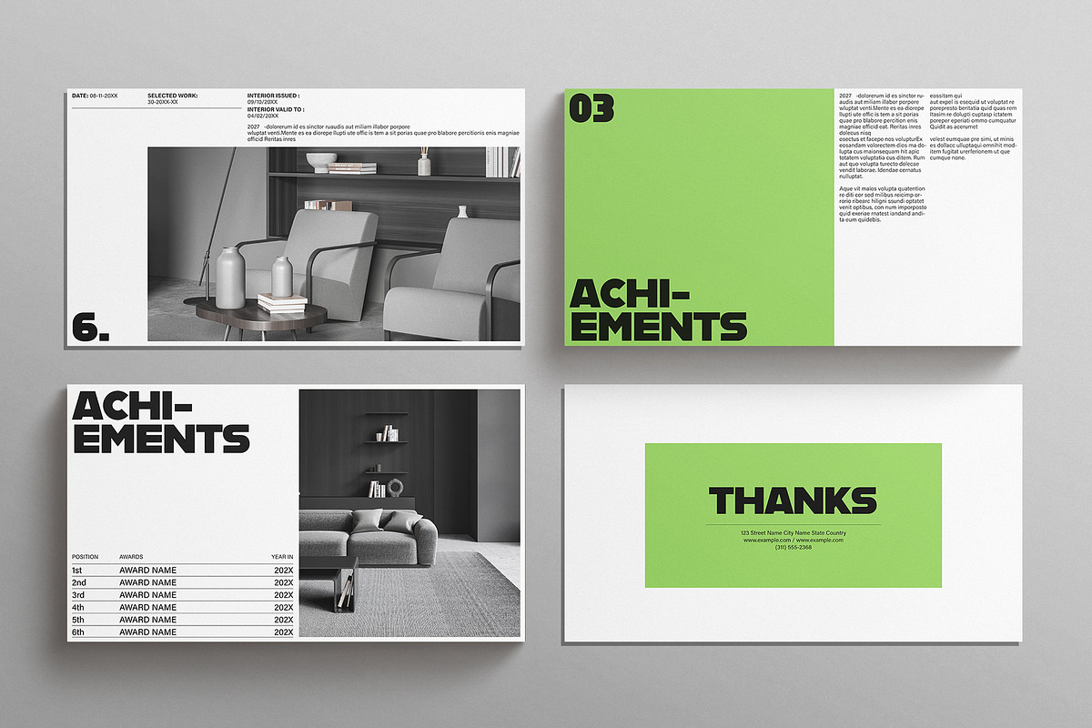 Interior Design Presentation, a Presentation Template by E-Type (Photo 5 of 5)
