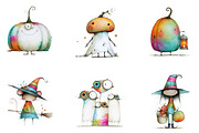 Halloween Clipart PNG, a Seasonal Illustration by CreationArt (Thumbnail 4 of 5)