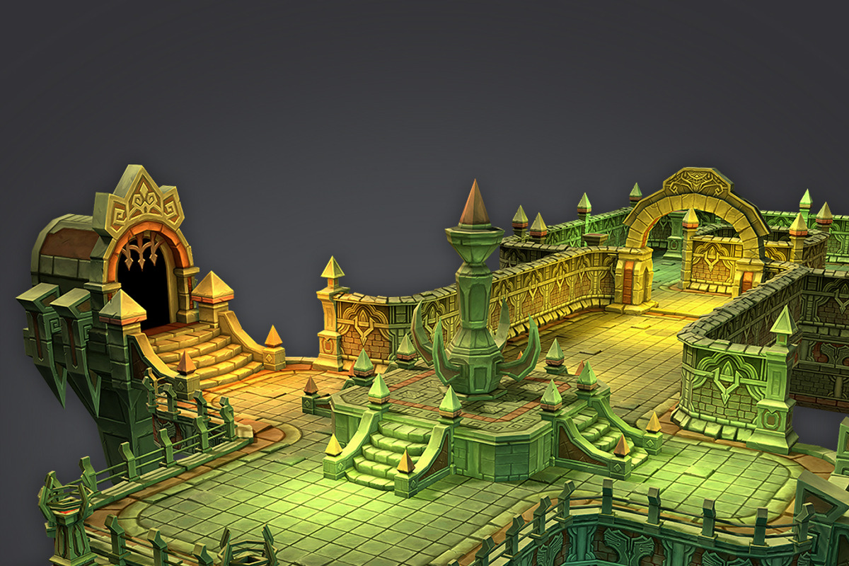 Cloudy Dungeon Set, an Architecture 3D Model by 3Dfancy (Photo 2 of 14)