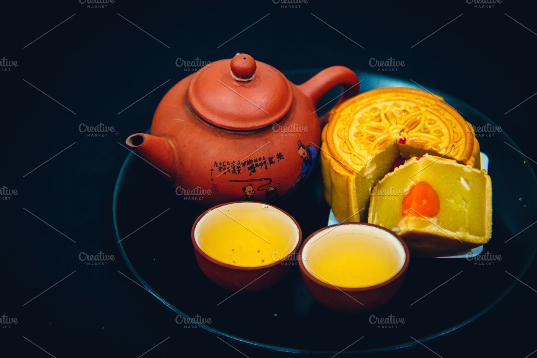 A Mooncake,Mid-Autumn Festival., a Food & Drink Photo by EARN'S SHOP