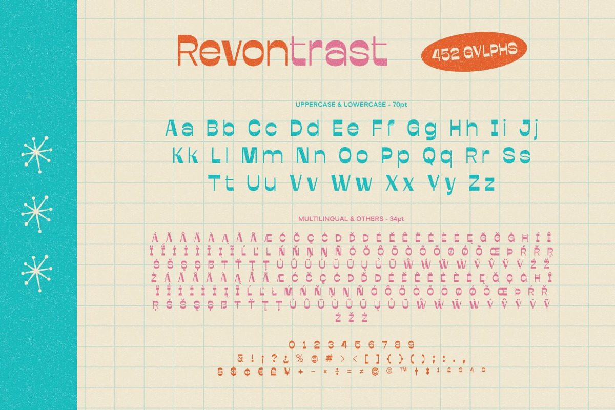 Revontrast, a Sans Serif Font by graphicook (Photo 3 of 10)