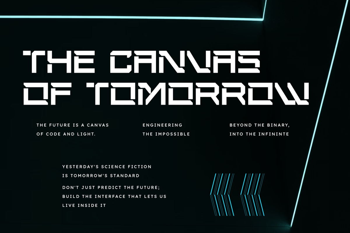Circuit Forem | Futuristic Techno, a Sans Serif Font by Masyafi Studio (Photo 5 of 8)