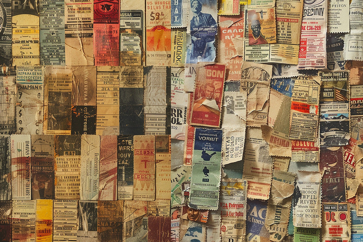 Retro Movie Tickets Digital Papers, a Background Graphic by BonaDesigns (Photo 4 of 5)