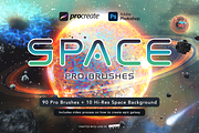 Space Pro Galaxy Brushes, a Brush Add-On by JujuArts (Thumbnail 1 of 5)