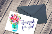 Jar Bouquet clipart, a Texture Illustration by Download Graphic Art (Thumbnail 5 of 5)