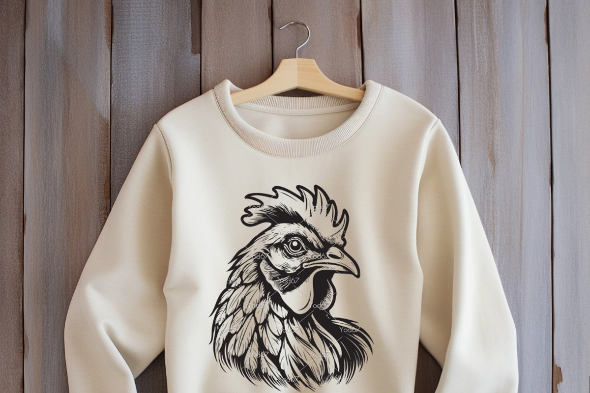 Vector of chicken head design., an Animal Illustration by yod67 (Photo 6 of 6)