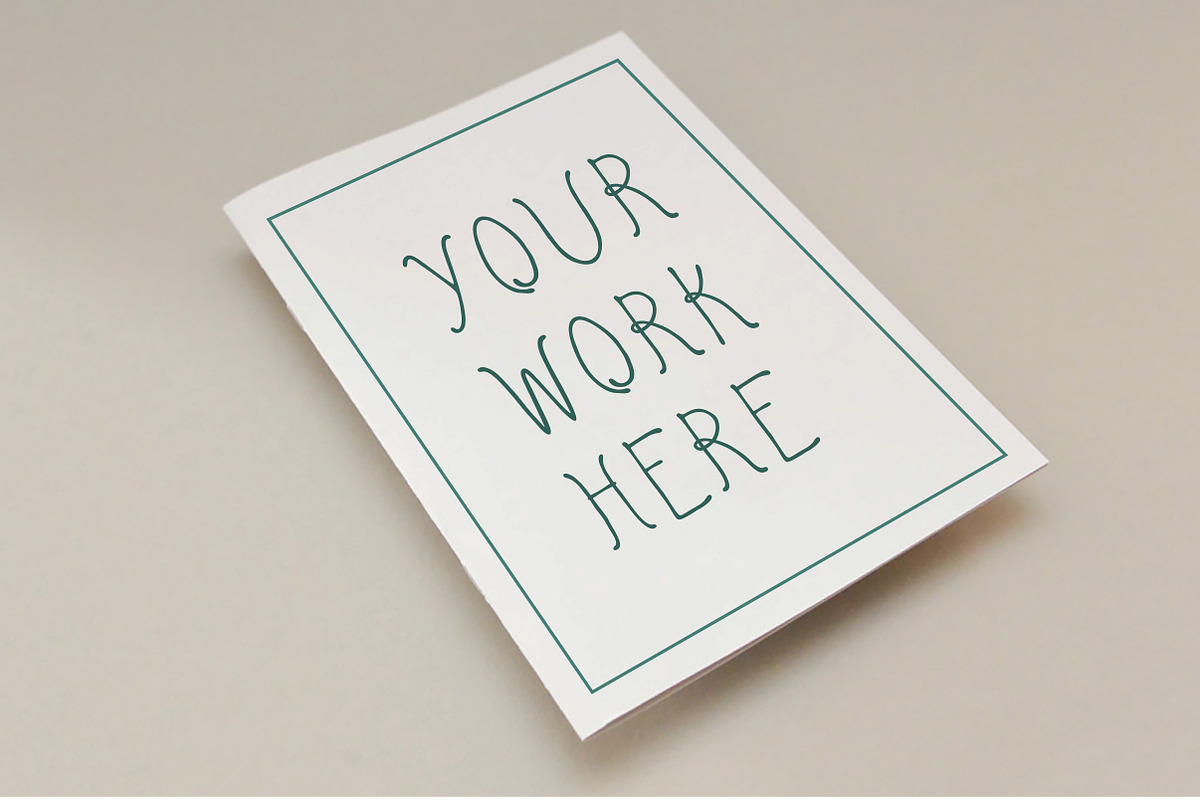 Booklet mockup (set of 6), a Print Template by AAO.Design (Photo 3 of 4)