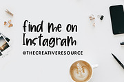Oat Milk - a handlettered font, a Sans Serif Font by Nancy Ingersoll (Thumbnail 7 of 7)