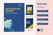 White Paper Template, a Brochure Template by azadcsstune (Thumbnail 1 of 15)