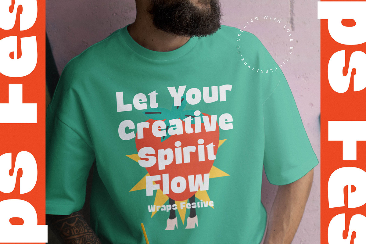 Wraps Festive Rounded Sans Serif, a Sans Serif Font by timelesstype.co (Photo 4 of 20)