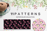 Watercolor Flower Set - Wild Flower, an Illustration by Pixavics (Thumbnail 5 of 10)
