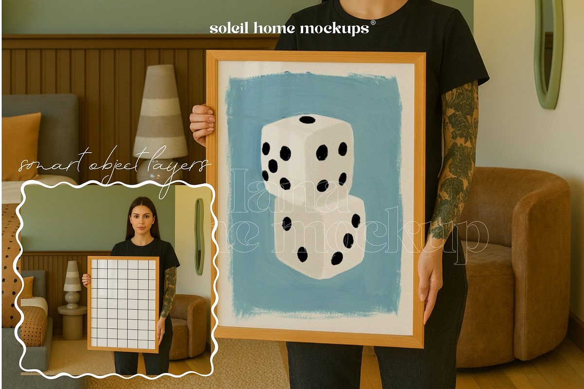 IANA | Frame Mockup Set With People, a Household Mockup by SoleilHomeMockups (Photo 5 of 11)