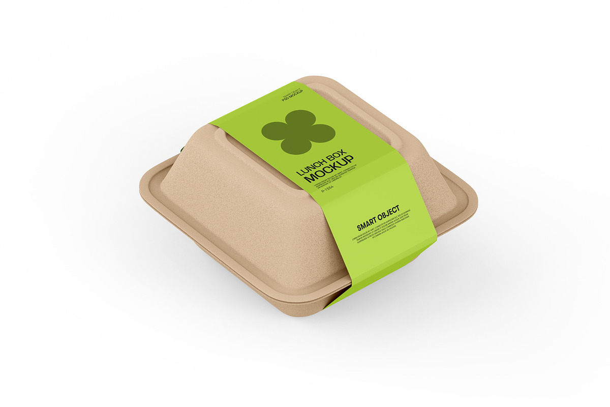Takeout Kraft Container Mockup, a Packaging Mockup by Ram Studio LLC (Photo 2 of 16)