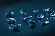 12 Modern Abstract Wavy Design Shape, an Object 3D Model by NikitaKapustin (Thumbnail 12 of 13)