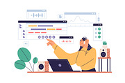 Sound designers or audio engineers, a Work Illustration by Good Studio (Thumbnail 3 of 4)