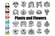 Elegant Plants and Flowers, an Icon by Vector Portal (Thumbnail 1 of 4)