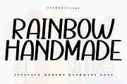 Rainbow Handmade, a Serif Font by InermediaSTUDIO (Thumbnail 1 of 6)