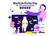 10 World Arthritis Day Illustration, a Healthcare Illustration by denayunebgt (Thumbnail 1 of 4)