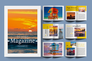 Magazine Template, a Magazine Template by ContestDesign