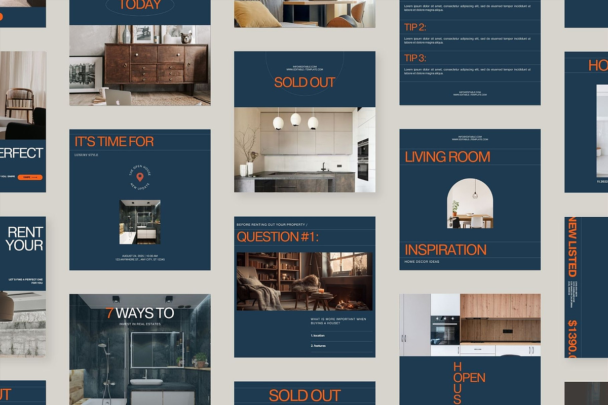 140 Luxury Real Estate Template, a Social Media Template by Prapti Design (Photo 10 of 12)