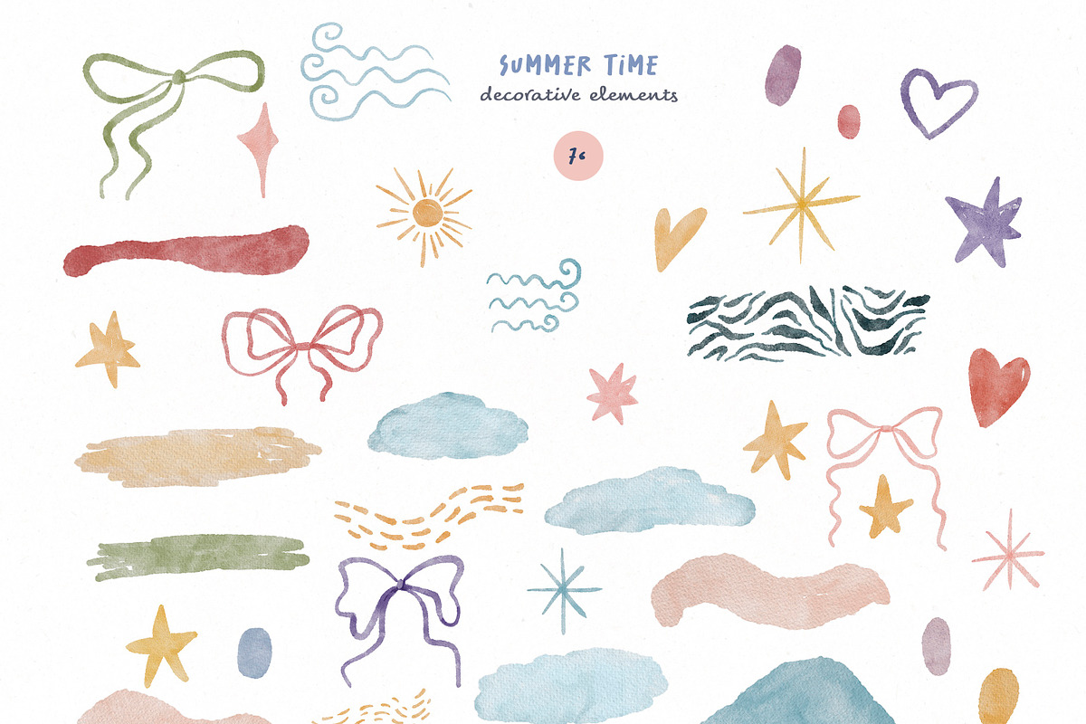 Summer Time - Whimsical Collection, a Decorative Illustration by Les Frolova (Photo 9 of 12)