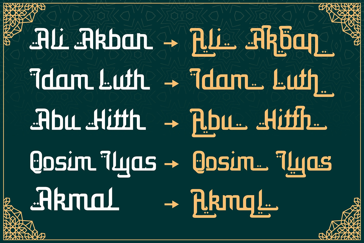 Al Kareem, a Script Font by saskaratype (Photo 3 of 6)