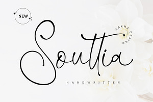 Souttia - Handwritten Font