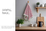 Waffle Kitchen Towels Mockups, a Product Mockup by mock-ups (Thumbnail 9 of 15)