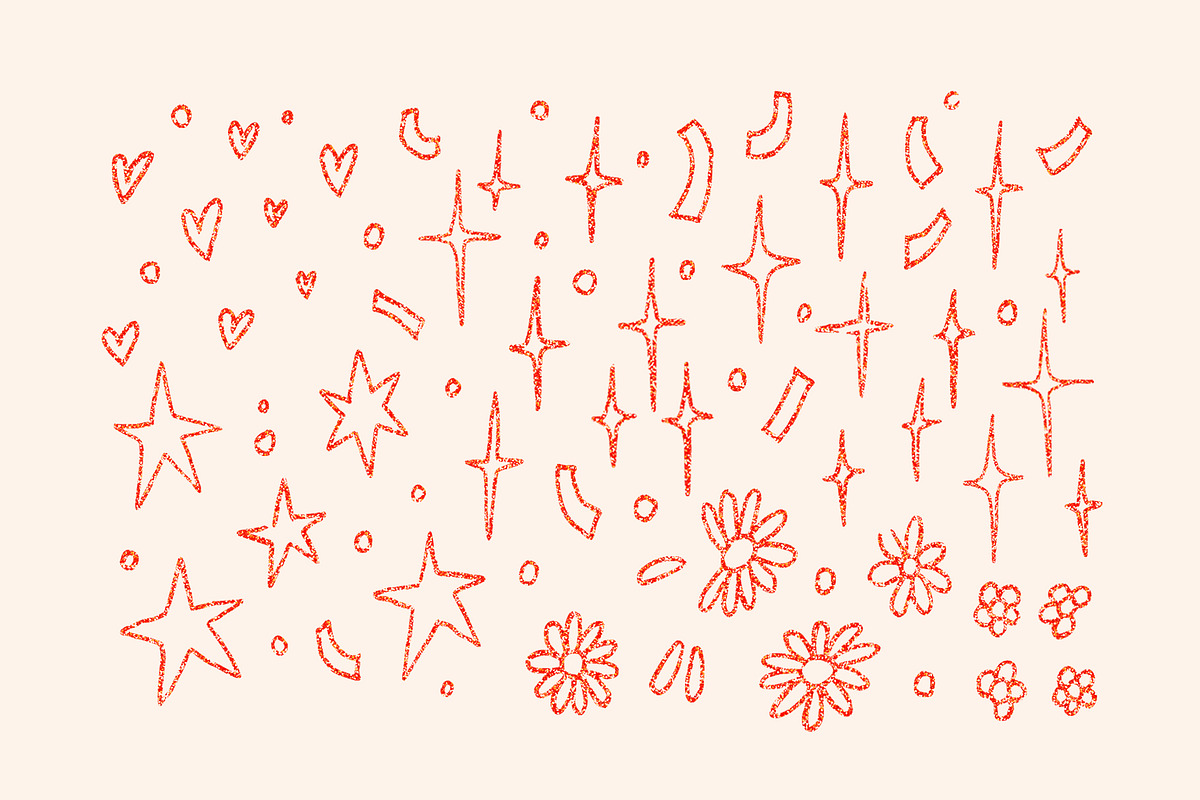 Showgirl Era sparkling party clipart, a Decorative Illustration by Cute Atelier (Photo 5 of 13)
