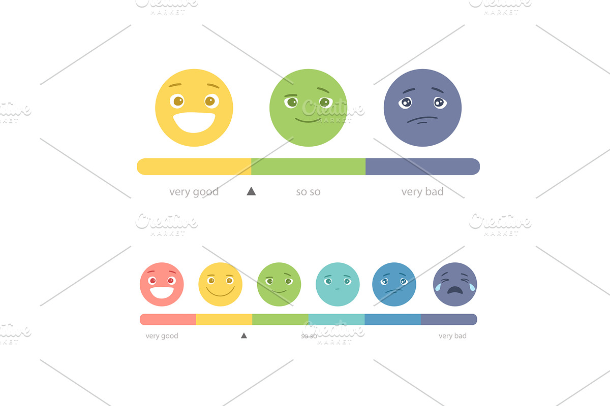 Measuring ruler of emotions, an Illustration by Stock-Smart-Start