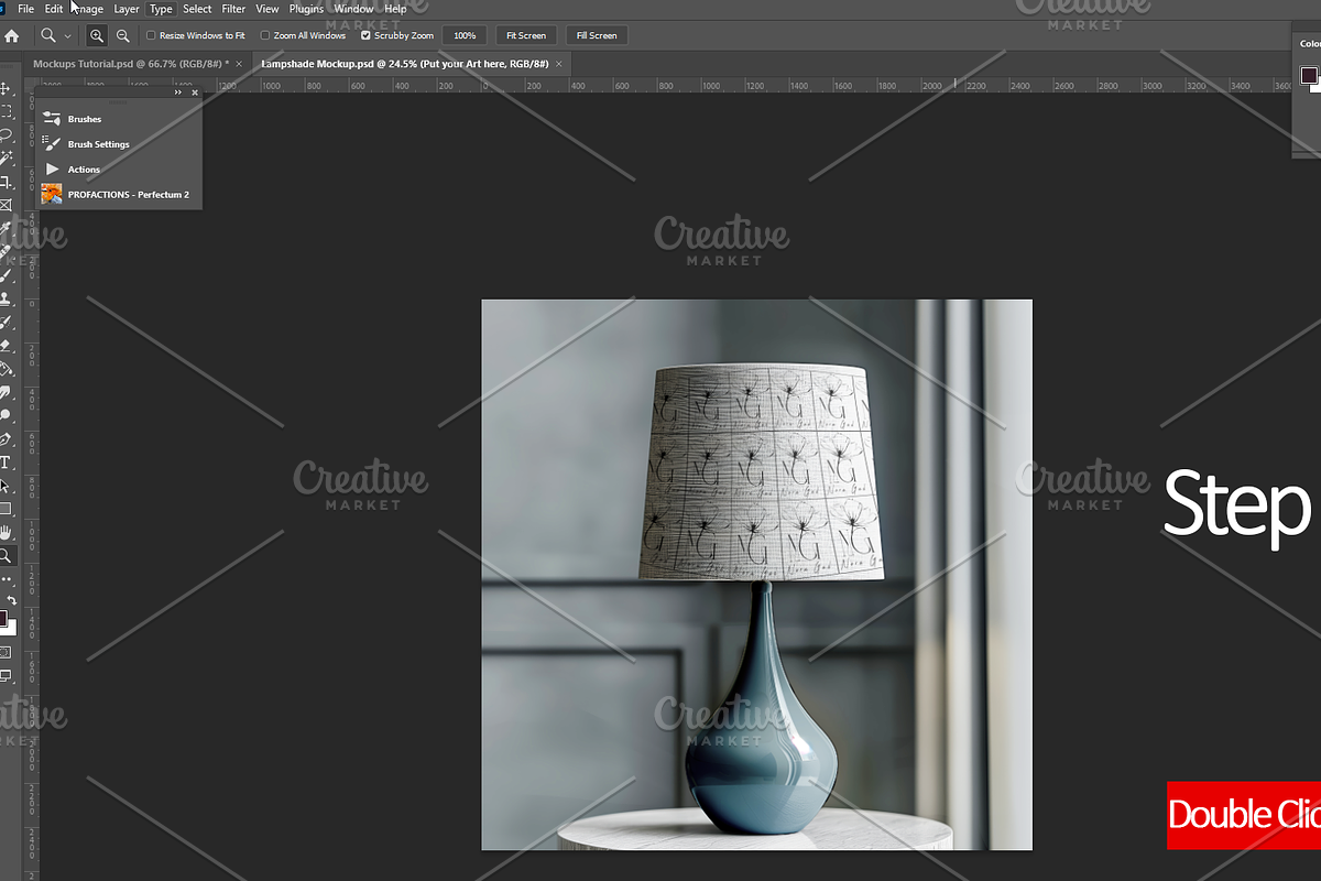 Lampshade Mockup, a Product Mockup by Nora Gad (Photo 12 of 16)