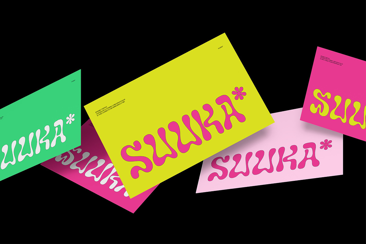 Moxen - Liquid Wavy Bubble Font, a Sans Serif Font by Casloop Studio (Photo 5 of 9)